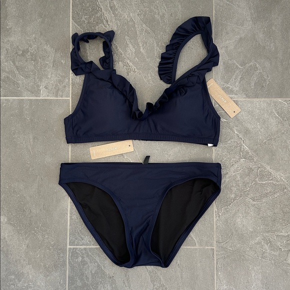 J. Crew Other - JCREW Ruffle-edge Bikini